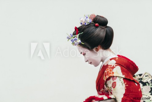Picture of Portrait of Maiko geisha in Gion Kyoto Japan
